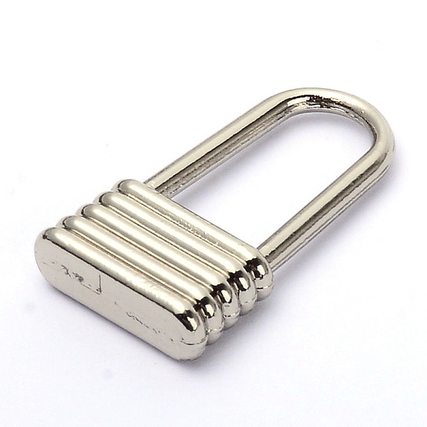 PandaHall Zinc Alloy Zipper Slider, for Garment Accessories, Lock, Platinum, 2.2x1.25x0.4cm, Inner Diameter: 1.3x0.65cm Alloy
PandaHall Zinc Alloy Zipper Slider, for Garment Accessories, Lock, Platinum, 2.2x1.25x0.4cm, Inner Diameter: 1.3x0.65cm Alloy