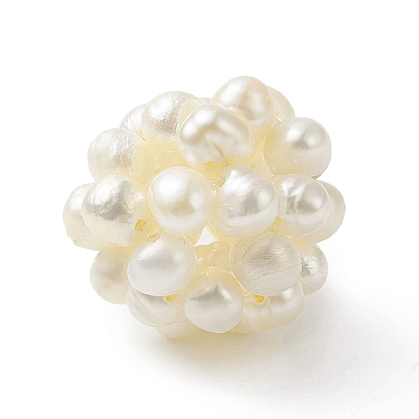 PandaHall Natural Cultured Freshwater Pearl Beads, Cluster Beads, Round, No Hole, Beige, 20mm Pearl Round Yellow
PandaHall Natural Cultured Freshwater Pearl Beads, Cluster Beads, Round, No Hole, Beige, 20mm Pearl Round Yellow