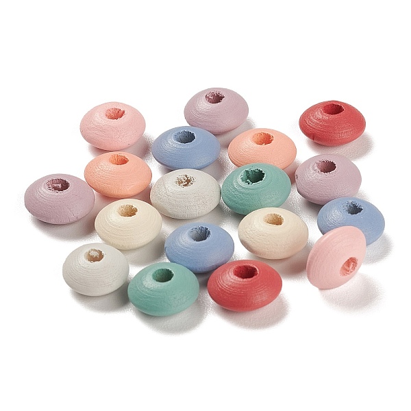 PandaHall Spray Painted Natural Maple Wood Beads, Flat Round, Mixed Color, 12x6mm, Hole: 3.5mm, about 2380pcs/500g Maple Wood Flat Round..., Multicolor
PandaHall Spray Painted Natural Maple Wood Beads, Flat Round, Mixed Color, 12x6mm, Hole: 3.5mm, about 2380pcs/500g Maple Wood Flat Round..., Multicolor