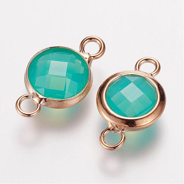 PandaHall Faceted Glass Links connectors, with Rose Gold Tone Brass Findings, Flat Round, Mixed Color, 19x11x5mm, Hole: 2.5mm Glass Flat..., Multicolor
PandaHall Faceted Glass Links connectors, with Rose Gold Tone Brass Findings, Flat Round, Mixed Color, 19x11x5mm, Hole: 2.5mm Glass Flat..., Multicolor