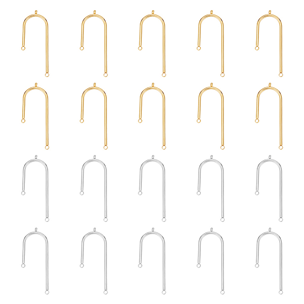 PandaHall Unicraftale 304 Stainless Steel Asymmetric Length Chandelier Component Links, 3 Loop Connectors, Arch, Mixed Color, 39.5x14x1.5mm...
PandaHall Unicraftale 304 Stainless Steel Asymmetric Length Chandelier Component Links, 3 Loop Connectors, Arch, Mixed Color, 39.5x14x1.5mm...