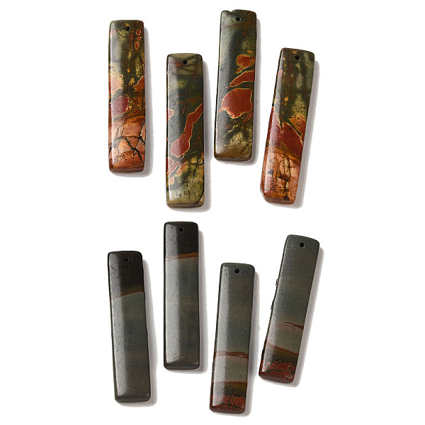 PandaHall Natural Picasso Jasper Pendants, Rectangle Charms, 48x10.5~11x4~4.5mm, Hole: 1.2mm Picasso Jasper Rectangle
PandaHall Natural Picasso Jasper Pendants, Rectangle Charms, 48x10.5~11x4~4.5mm, Hole: 1.2mm Picasso Jasper Rectangle