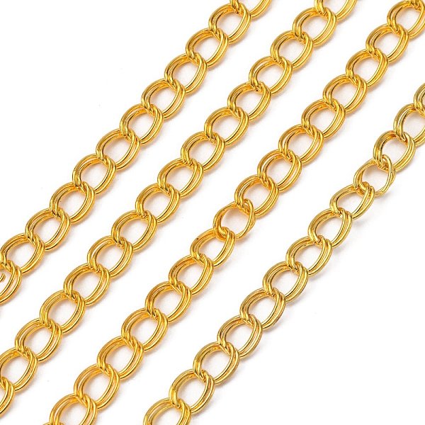 PandaHall Iron Double Link Chains, Unwelded, with Spool, Golden, Link:7x8mm, 0.8mm thick, about 164.04 Feet(50m)/roll Iron
PandaHall Iron Double Link Chains, Unwelded, with Spool, Golden, Link:7x8mm, 0.8mm thick, about 164.04 Feet(50m)/roll Iron