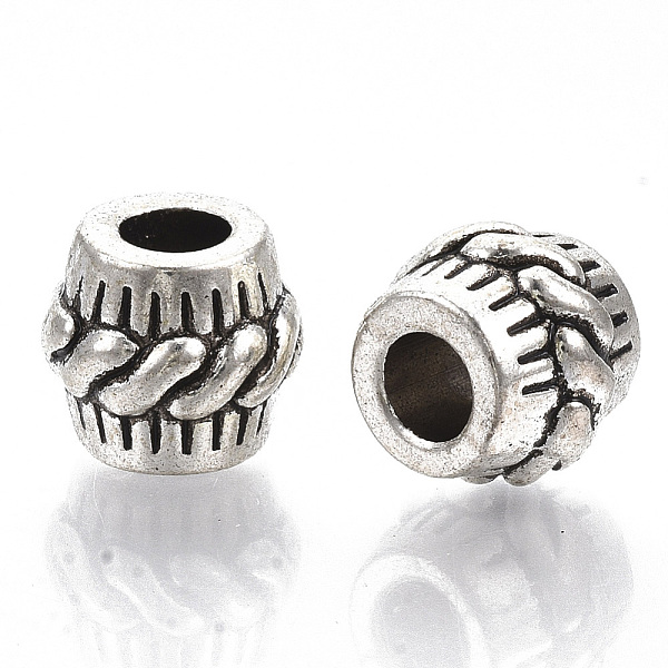 PandaHall Tibetan Style Alloy European Beads, Large Hole Beads, Cadmium Free & Lead Free, Column, Antique Silver, 10x11mm, Hole: 4.5mm...
PandaHall Tibetan Style Alloy European Beads, Large Hole Beads, Cadmium Free & Lead Free, Column, Antique Silver, 10x11mm, Hole: 4.5mm...