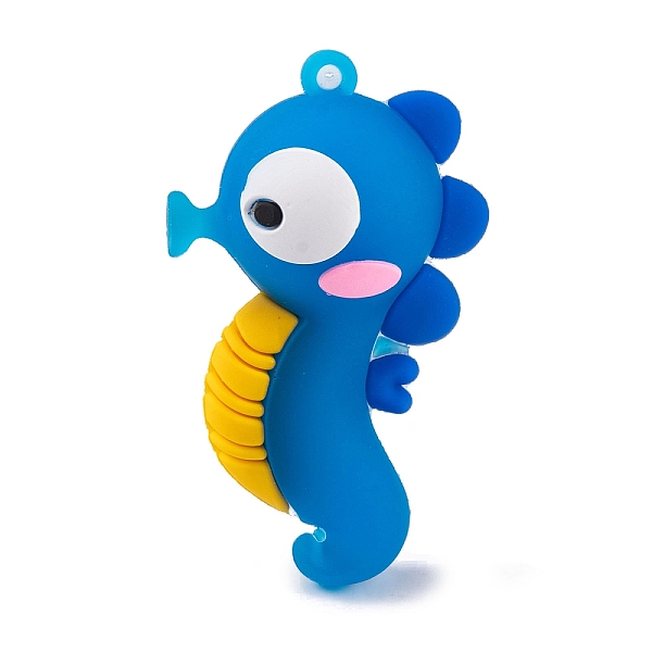 PandaHall PVC Plastic Pendants, Sea Horse, Dark Blue, 60x35x26mm, Hole: 3mm PVC Sea Horse
PandaHall PVC Plastic Pendants, Sea Horse, Dark Blue, 60x35x26mm, Hole: 3mm PVC Sea Horse