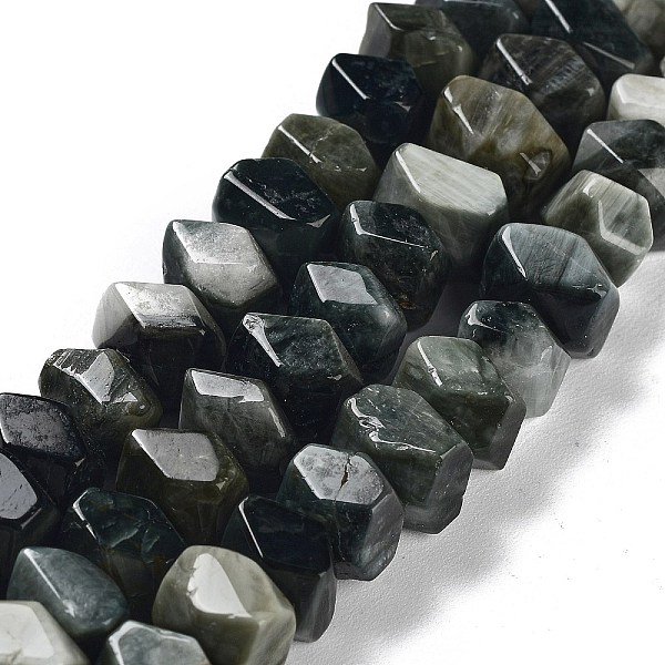 PandaHall Natural Eagle Eye Stone Beads Strands, Nuggets, Faceted, 6~8x10.5~14x8~9.5mm, Hole: 1.2mm, about 57~61pcs/strand, 15.16''~15.39''...
PandaHall Natural Eagle Eye Stone Beads Strands, Nuggets, Faceted, 6~8x10.5~14x8~9.5mm, Hole: 1.2mm, about 57~61pcs/strand, 15.16''~15.39''...