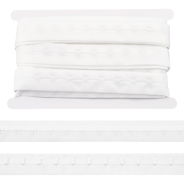 PandaHall WADORN 5 Yards 1 Row Hook & Eye Tape, Undergarment Sewing Fastener Polyester Tape, White, 28x1.3mm, about 4.572m/set Polyester...
PandaHall WADORN 5 Yards 1 Row Hook & Eye Tape, Undergarment Sewing Fastener Polyester Tape, White, 28x1.3mm, about 4.572m/set Polyester...