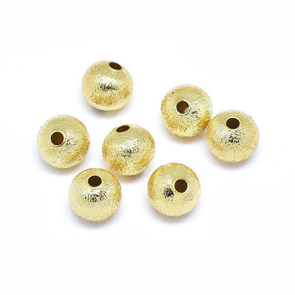 PandaHall Brass Beads, Round, Real 18K Gold Plated, 6x5.5mm, Hole: 1.5mm Brass Round
PandaHall Brass Beads, Round, Real 18K Gold Plated, 6x5.5mm, Hole: 1.5mm Brass Round