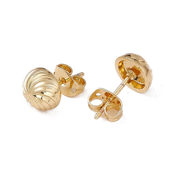 PandaHall Rack Plating Brass Half Round with Vortex Stud Earrings for Women, Lead Free & Cadmium Free, Real 18K Gold Plated, 8mm, Pin: 0.7mm...
PandaHall Rack Plating Brass Half Round with Vortex Stud Earrings for Women, Lead Free & Cadmium Free, Real 18K Gold Plated, 8mm, Pin: 0.7mm...