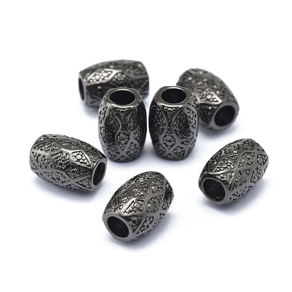 PandaHall Rack Plating Brass European Beads, Large Hole Beads, Long-Lasting Plated, Barrel, Gunmetal, 11.5x8mm, Hole: 4mm Brass Barrel
PandaHall Rack Plating Brass European Beads, Large Hole Beads, Long-Lasting Plated, Barrel, Gunmetal, 11.5x8mm, Hole: 4mm Brass Barrel