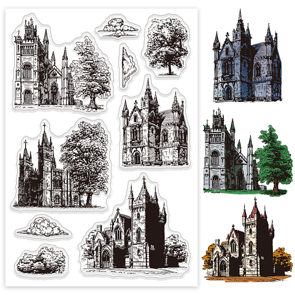 PandaHall GLOBLELAND Retro Castle Clear Stamps for Cards Making Tree Clouds Clear Stamp Seals Transparent Stamps for DIY Scrapbooking Photo...
PandaHall GLOBLELAND Retro Castle Clear Stamps for Cards Making Tree Clouds Clear Stamp Seals Transparent Stamps for DIY Scrapbooking Photo...