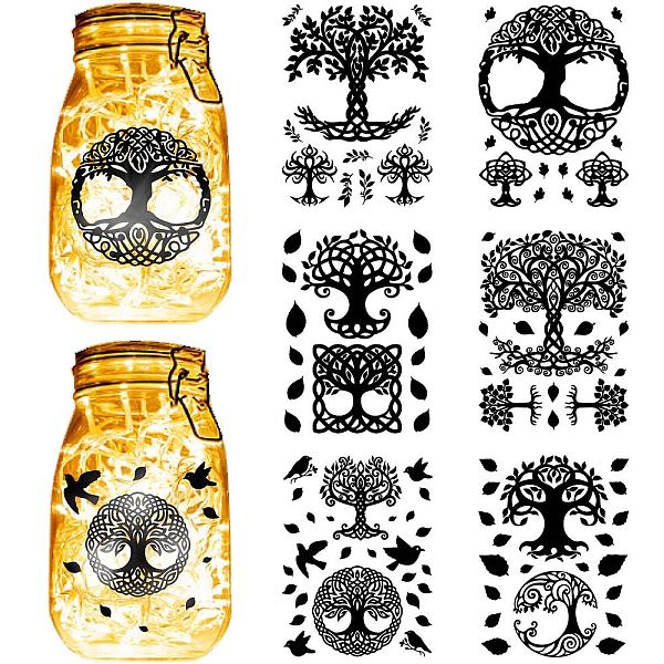 PandaHall 12 Sheets 6 Styles Religion Self-Adhesive PVC Waterproof Picture Stickers, Black, Tree of Life, 200x150mm, 2 sheets/style Plastic...
PandaHall 12 Sheets 6 Styles Religion Self-Adhesive PVC Waterproof Picture Stickers, Black, Tree of Life, 200x150mm, 2 sheets/style Plastic...