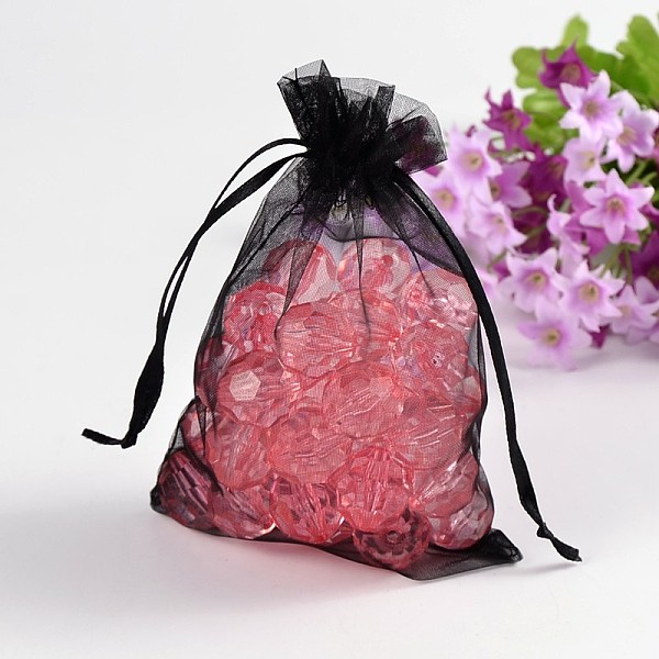 PandaHall Organza Bags, Rectangle, Black, about 10cm wide, 15cm long Organza Rectangle Black
PandaHall Organza Bags, Rectangle, Black, about 10cm wide, 15cm long Organza Rectangle Black