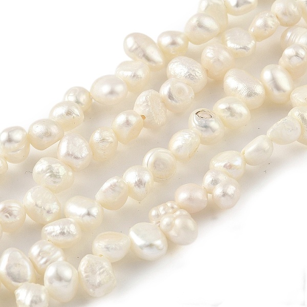 PandaHall Natural Cultured Freshwater Pearl Beads Strands, Top Drilled, Two Sides Polished, Grade 3A, Old Lace, 5~5.5mm, Hole: 0.5mm, about...
PandaHall Natural Cultured Freshwater Pearl Beads Strands, Top Drilled, Two Sides Polished, Grade 3A, Old Lace, 5~5.5mm, Hole: 0.5mm, about...