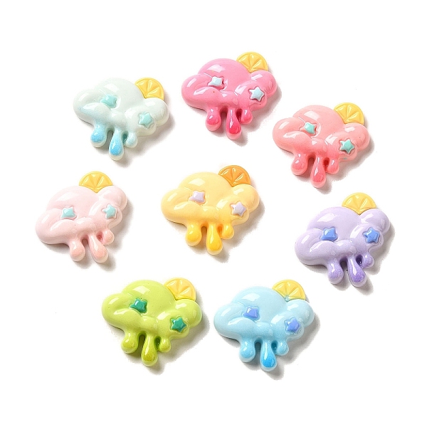 PandaHall Opaque Resin Decoden Cabochons, Cloud, Mixed Color, 26x27.5x7mm Resin Cloud Multicolor
PandaHall Opaque Resin Decoden Cabochons, Cloud, Mixed Color, 26x27.5x7mm Resin Cloud Multicolor