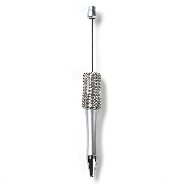 PandaHall Plastic & Iron Beadable Pens, Ball-Point Pen, with Rhinestone, for DIY Personalized Pen with Jewelry Bead, Light Grey, 145x14.5mm...
PandaHall Plastic & Iron Beadable Pens, Ball-Point Pen, with Rhinestone, for DIY Personalized Pen with Jewelry Bead, Light Grey, 145x14.5mm...