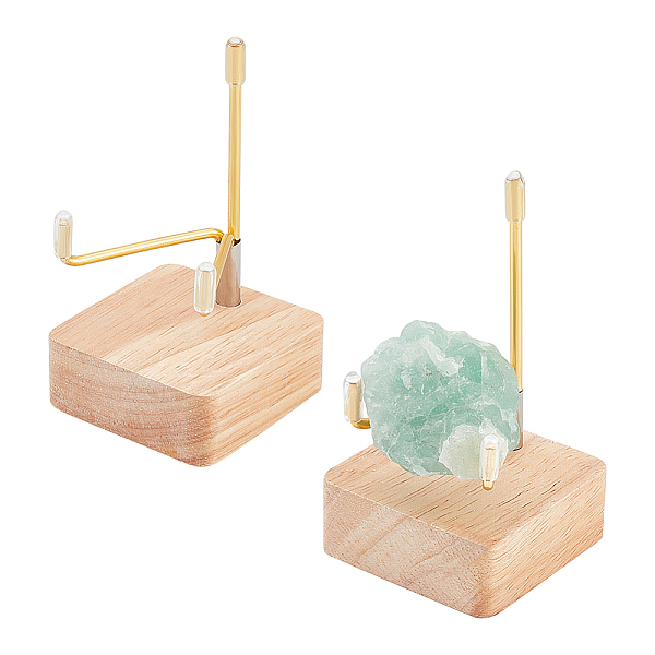 PandaHall Square Wooden Crystal Rock Display Easels with Iron Holder, for Gemstone Agate Mineral Display, Platinum & Golden, 5.05x5.05x9cm...
PandaHall Square Wooden Crystal Rock Display Easels with Iron Holder, for Gemstone Agate Mineral Display, Platinum & Golden, 5.05x5.05x9cm...