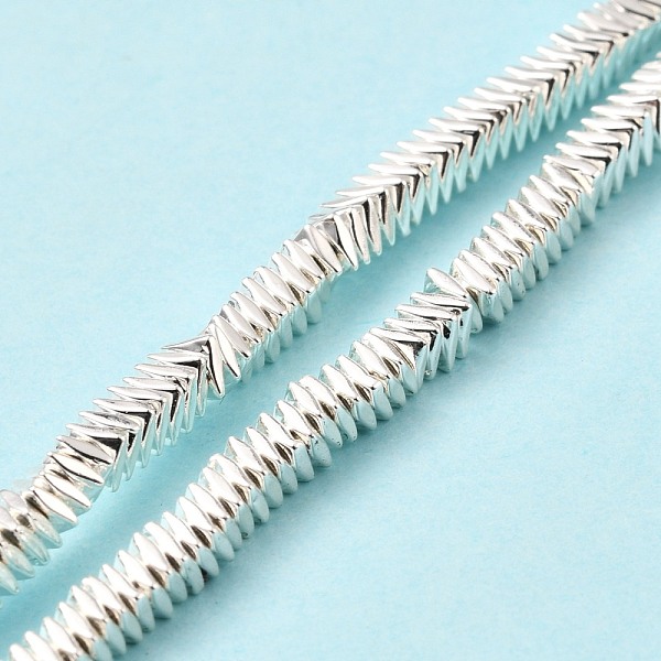 PandaHall Electroplated Non-magnetic Synthetic Hematite Beads Strands, Square, Silver Plated, about: 4x4x1~1.5mm, Hole: 0.9mm, about...
PandaHall Electroplated Non-magnetic Synthetic Hematite Beads Strands, Square, Silver Plated, about: 4x4x1~1.5mm, Hole: 0.9mm, about...