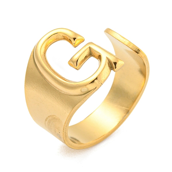 PandaHall Vacuum Plating 201 Stainless Steel Cuff Rings, Letter G, Inner Diameter: 18mm 201 Stainless Steel Letter G
PandaHall Vacuum Plating 201 Stainless Steel Cuff Rings, Letter G, Inner Diameter: 18mm 201 Stainless Steel Letter G