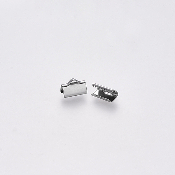 PandaHall 304 Stainless Steel Ribbon Crimp Ends, Stainless Steel Color, 7x10mm, Hole: 1.5x2mm 304 Stainless Steel
PandaHall 304 Stainless Steel Ribbon Crimp Ends, Stainless Steel Color, 7x10mm, Hole: 1.5x2mm 304 Stainless Steel