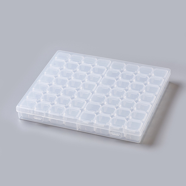 PandaHall Plastic Bead Containers, Removable, 56 Compartments, Rectangle, Clear, 21.2x18.4x2.7cm, Compartments: 2.2x2.4cm, 56...
PandaHall Plastic Bead Containers, Removable, 56 Compartments, Rectangle, Clear, 21.2x18.4x2.7cm, Compartments: 2.2x2.4cm, 56...