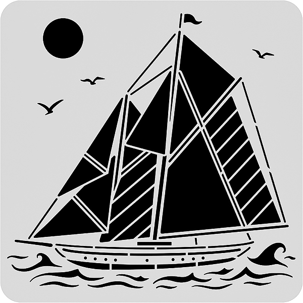PandaHall BENECREAT Sailboat PET Plastic Drawing Templates 11.8x11.8 Inch/30x30cm Moon Seagull Template Stencil for Scrabooking Card Making..., White
PandaHall BENECREAT Sailboat PET Plastic Drawing Templates 11.8x11.8 Inch/30x30cm Moon Seagull Template Stencil for Scrabooking Card Making..., White