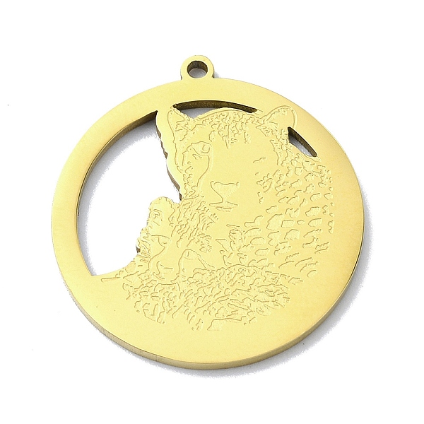 PandaHall 201 Stainless Steel Pendants, Laser Cut, Flat Round with Leopard Charm, Golden, 27x25x1mm, Hole: 1.5mm 201 Stainless Steel Flat...
PandaHall 201 Stainless Steel Pendants, Laser Cut, Flat Round with Leopard Charm, Golden, 27x25x1mm, Hole: 1.5mm 201 Stainless Steel Flat...