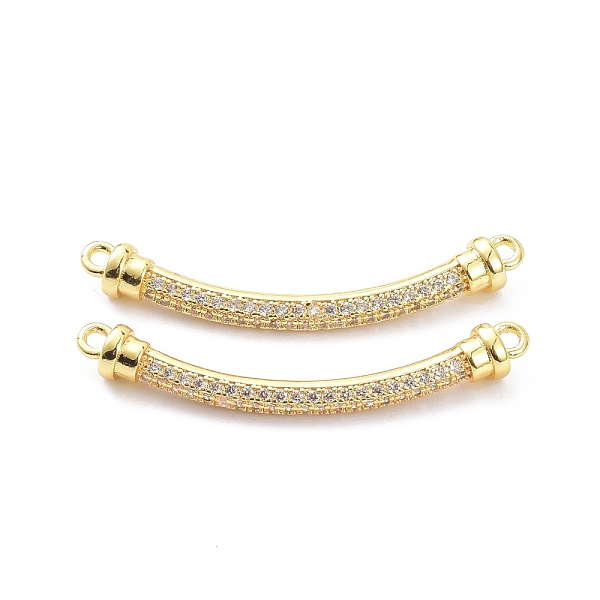 PandaHall Brass Micro Pave Clear Cubic Zirconia Normal Link Connectors, Long-Lasting Plated, Rectangle, Real 18K Gold Plated, 38x5mm, Hole...
PandaHall Brass Micro Pave Clear Cubic Zirconia Normal Link Connectors, Long-Lasting Plated, Rectangle, Real 18K Gold Plated, 38x5mm, Hole...
