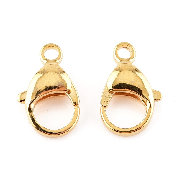 PandaHall 304 Stainless Steel Lobster Claw Clasps, Parrot Trigger Clasps, Real 24K Gold Plated, 16x10.5x4.7mm, Hole: 2.2mm 304 Stainless...
PandaHall 304 Stainless Steel Lobster Claw Clasps, Parrot Trigger Clasps, Real 24K Gold Plated, 16x10.5x4.7mm, Hole: 2.2mm 304 Stainless...