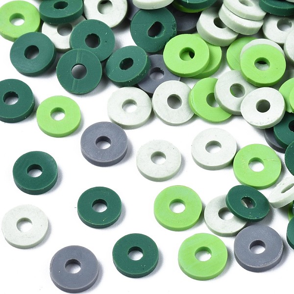 PandaHall Handmade Polymer Clay Beads, Heishi Beads, for DIY Jewelry Crafts Supplies, Disc/Flat Round, Green, 6x1mm, Hole: 2mm, about...
PandaHall Handmade Polymer Clay Beads, Heishi Beads, for DIY Jewelry Crafts Supplies, Disc/Flat Round, Green, 6x1mm, Hole: 2mm, about...