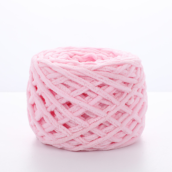 PandaHall Soft Crocheting Polyester Yarn, Thick Knitting Yarn for Scarf, Bag, Cushion Making, Pearl Pink, 6mm Polyester
PandaHall Soft Crocheting Polyester Yarn, Thick Knitting Yarn for Scarf, Bag, Cushion Making, Pearl Pink, 6mm Polyester