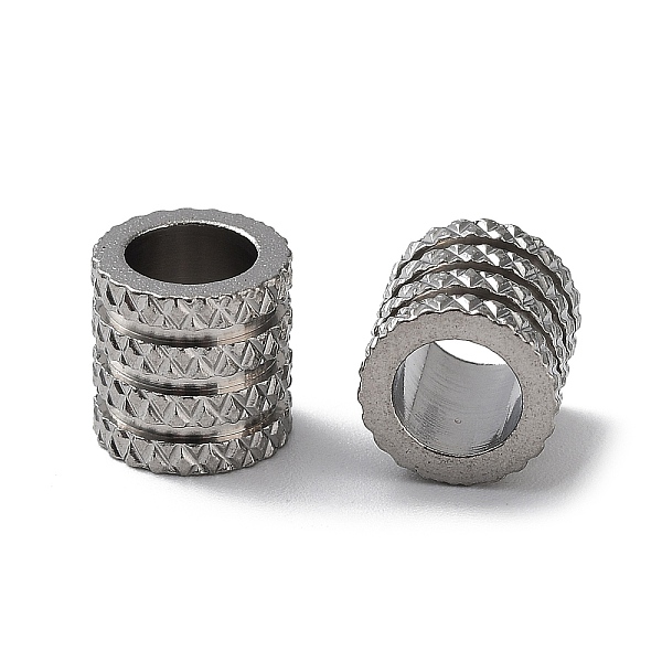 PandaHall 303 Stainless Steel European Beads, Large Hole Beads, Grooved Column, Stainless Steel Color, 10x10mm, Hole: 6mm 303 Stainless...
PandaHall 303 Stainless Steel European Beads, Large Hole Beads, Grooved Column, Stainless Steel Color, 10x10mm, Hole: 6mm 303 Stainless...