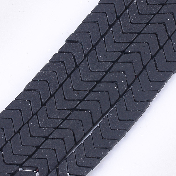 PandaHall Spray Painted Non-magnetic Synthetic Hematite Beads Strands, Matte Style, Arrow/Chevron, Black, 7x8x3mm, Hole: 0.7mm, about...
PandaHall Spray Painted Non-magnetic Synthetic Hematite Beads Strands, Matte Style, Arrow/Chevron, Black, 7x8x3mm, Hole: 0.7mm, about...
