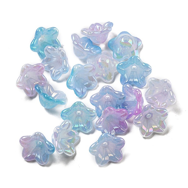PandaHall Iridescent Acrylic Bead Caps, AB Color Plated, 5-Petal Flower, Light Sky Blue, 12.5x12.5x6.5mm, Hole: 1.5mm Acrylic
PandaHall Iridescent Acrylic Bead Caps, AB Color Plated, 5-Petal Flower, Light Sky Blue, 12.5x12.5x6.5mm, Hole: 1.5mm Acrylic
