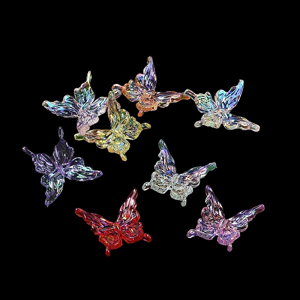 PandaHall Acrylic Cabochons, UV Plating Iridescent, Butterfly, Mixed Color, 25x23.5x5.5mm Acrylic Butterfly Multicolor
PandaHall Acrylic Cabochons, UV Plating Iridescent, Butterfly, Mixed Color, 25x23.5x5.5mm Acrylic Butterfly Multicolor