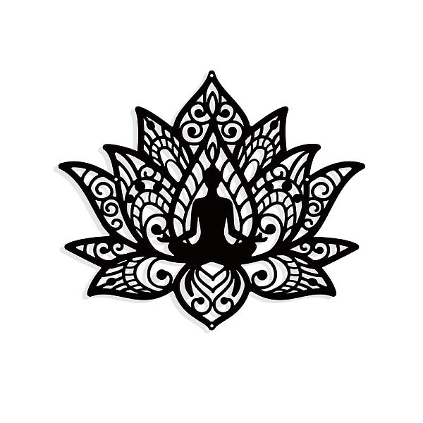PandaHall Mandela Yoga Metal Wall Art Decor, Gunmetal Color Wall Hanging Decor Silhouette Wall Art for Home Garden Hotel Office Wall...
PandaHall Mandela Yoga Metal Wall Art Decor, Gunmetal Color Wall Hanging Decor Silhouette Wall Art for Home Garden Hotel Office Wall...