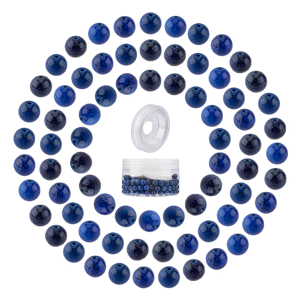 PandaHall SUNNYCLUE DIY Stretch Bracelets Making Kits, include Natural Dyed Lapis Lazuli Round Beads, Elastic Crystal Thread, Beads: 6~6.5mm...
PandaHall SUNNYCLUE DIY Stretch Bracelets Making Kits, include Natural Dyed Lapis Lazuli Round Beads, Elastic Crystal Thread, Beads: 6~6.5mm...