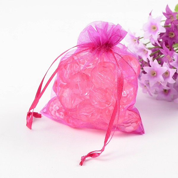 PandaHall Organza Gift Bags, with Drawstring, Rectangle, Deep Pink, 12x10cm Organza Rectangle Pink
PandaHall Organza Gift Bags, with Drawstring, Rectangle, Deep Pink, 12x10cm Organza Rectangle Pink