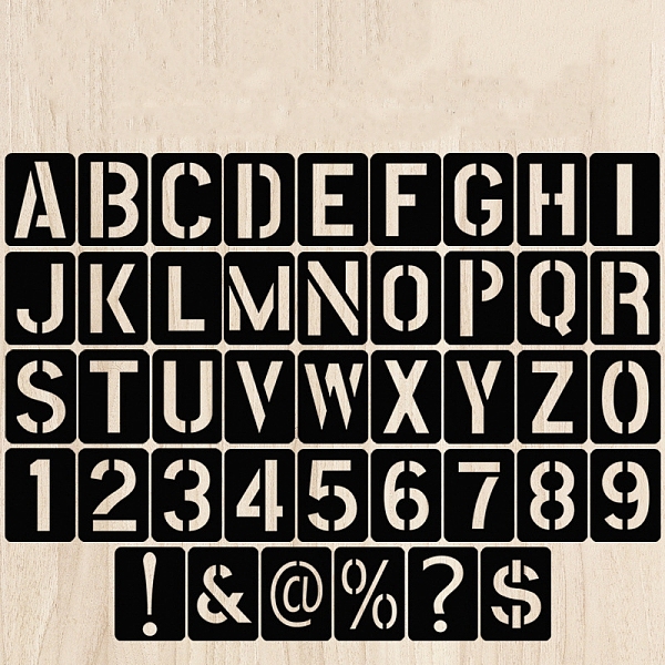 PandaHall Letter A~Z/Number/Sign PET Plastic Hollow Painting Silhouette Stencil, DIY Drawing Template Graffiti Stencils, Mixed Shapes..., White
PandaHall Letter A~Z/Number/Sign PET Plastic Hollow Painting Silhouette Stencil, DIY Drawing Template Graffiti Stencils, Mixed Shapes..., White