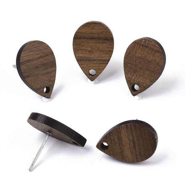 PandaHall Walnut Wood Stud Earring Findings, with 304 Stainless Steel Pin, Teardrop, Coconut Brown, 17x11.5mm, Hole: 1.6mm, Pin: 0.7mm Wood...
PandaHall Walnut Wood Stud Earring Findings, with 304 Stainless Steel Pin, Teardrop, Coconut Brown, 17x11.5mm, Hole: 1.6mm, Pin: 0.7mm Wood...
