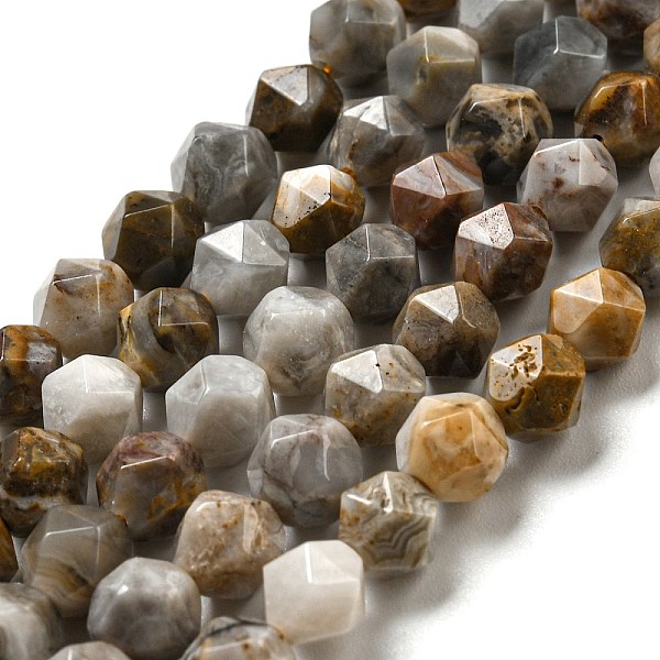 PandaHall Natural Gobi Agate Beads Strands, Faceted Star Cut Beads, 8x8mm, Hole: 1mm, about 45~46pcs/strand, 14.88''~15.04''(37.8~38.2cm)...
PandaHall Natural Gobi Agate Beads Strands, Faceted Star Cut Beads, 8x8mm, Hole: 1mm, about 45~46pcs/strand, 14.88''~15.04''(37.8~38.2cm)...