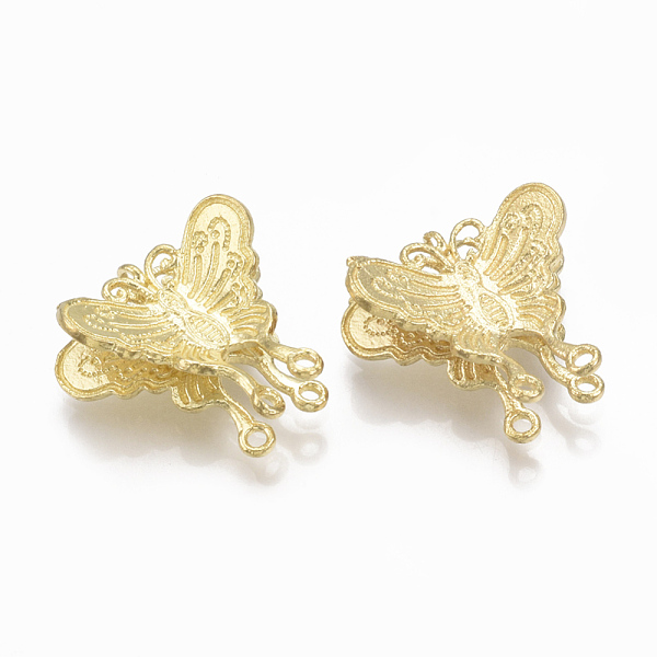 PandaHall Brass Chandelier Components Links, Nickel Free, Butterfly, Raw(Unplated), 16.5x16x7mm, Hole: 0.8mm Brass Butterfly
PandaHall Brass Chandelier Components Links, Nickel Free, Butterfly, Raw(Unplated), 16.5x16x7mm, Hole: 0.8mm Brass Butterfly