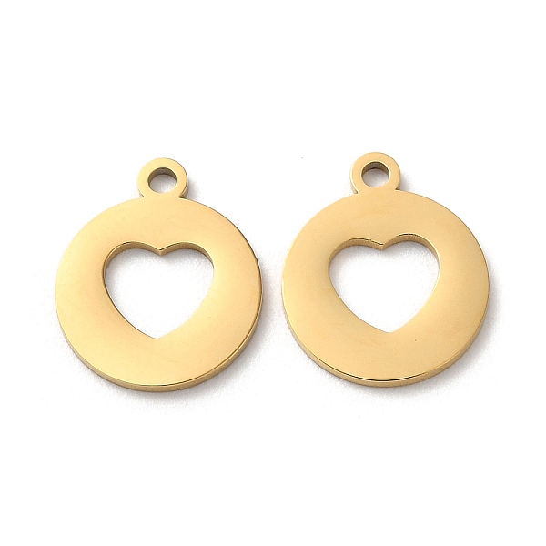 PandaHall Ion Plating(IP) 304 Stainless Steel Charms, Manual Polishing, Heart, Golden, 14.5x12x1mm, Hole: 1.6mm 304 Stainless Steel Heart
PandaHall Ion Plating(IP) 304 Stainless Steel Charms, Manual Polishing, Heart, Golden, 14.5x12x1mm, Hole: 1.6mm 304 Stainless Steel Heart