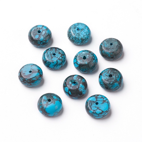 PandaHall Natural Howlite Beads, Dyed & Heated, Flat Round/Disc, 10~10.5x5.4~6mm, Hole: 1mm Howlite Flat Round
PandaHall Natural Howlite Beads, Dyed & Heated, Flat Round/Disc, 10~10.5x5.4~6mm, Hole: 1mm Howlite Flat Round