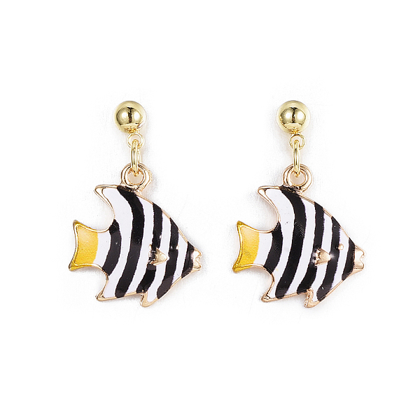 PandaHall (Jewelry Parties Factory Sale)Alloy Dangle Stud Earrings, with Enamel, Eco-Friendly Stainless Steel Pins and Ear Nuts, Printed..., Black
PandaHall (Jewelry Parties Factory Sale)Alloy Dangle Stud Earrings, with Enamel, Eco-Friendly Stainless Steel Pins and Ear Nuts, Printed..., Black