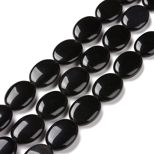 PandaHall Natural Obsidian Beads Strands, Oval, 20x15x6.5mm, Hole: 1.2mm, about 20pcs/strand, 15.55 inch(39.5cm) Obsidian Oval
PandaHall Natural Obsidian Beads Strands, Oval, 20x15x6.5mm, Hole: 1.2mm, about 20pcs/strand, 15.55 inch(39.5cm) Obsidian Oval