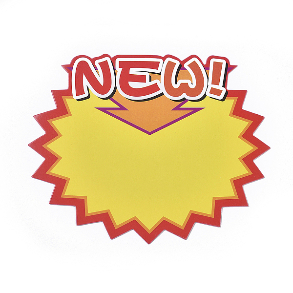 PandaHall Blank Sales Price Label Tags, Burst Paper Signs, Display Tags Sale Signs for Retail Store Party Favors, Word NEW, Yellow...
PandaHall Blank Sales Price Label Tags, Burst Paper Signs, Display Tags Sale Signs for Retail Store Party Favors, Word NEW, Yellow...