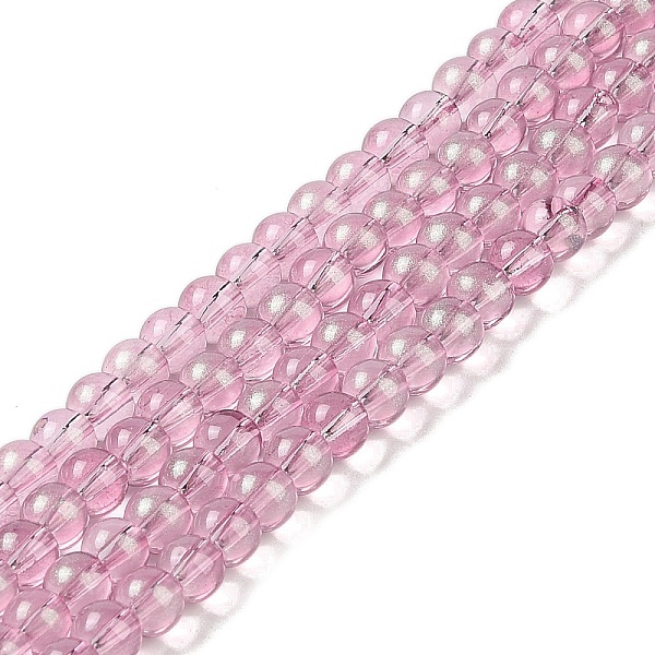 PandaHall Glass Bead Strands, with Glitter Powder, Round, Hot Pink, 6x5.5mm, Hole: 1mm, about 142pcs/strand, 29.92''(76cm) Glass Round
PandaHall Glass Bead Strands, with Glitter Powder, Round, Hot Pink, 6x5.5mm, Hole: 1mm, about 142pcs/strand, 29.92''(76cm) Glass Round
