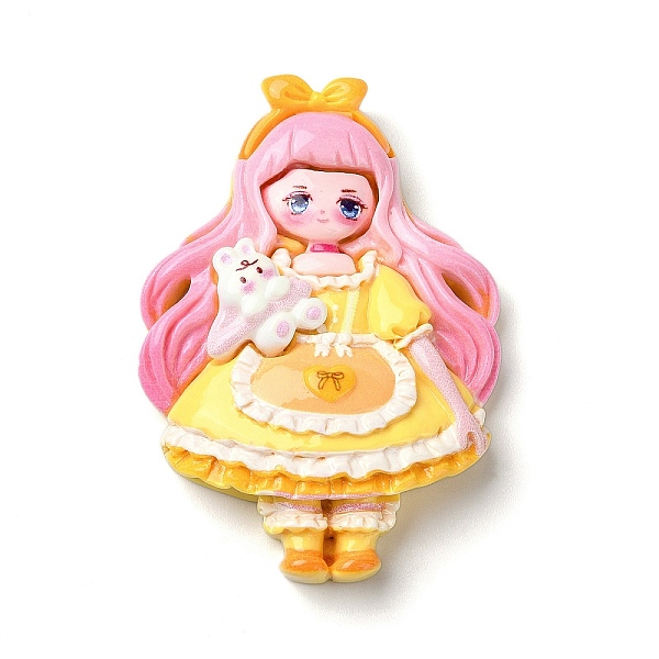 PandaHall Cartoon Girls Opaque Resin Decoden Cabochons, Doll, Yellow, 54.5x38x10.5mm Resin Doll Yellow
PandaHall Cartoon Girls Opaque Resin Decoden Cabochons, Doll, Yellow, 54.5x38x10.5mm Resin Doll Yellow