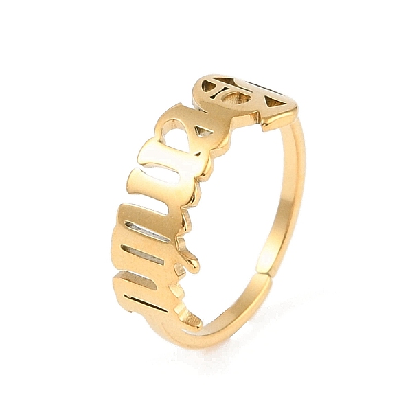 PandaHall Ion Plating(IP) 304 Stainless Steel Constellation Open Cuff Ring for Women, Real 18K Gold Plated, Gemini, 8.1mm, Inner Diameter...
PandaHall Ion Plating(IP) 304 Stainless Steel Constellation Open Cuff Ring for Women, Real 18K Gold Plated, Gemini, 8.1mm, Inner Diameter...